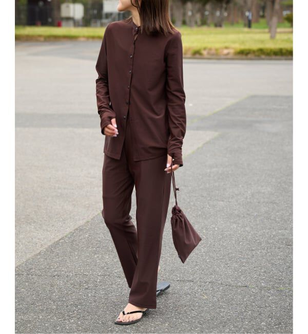 OUTDOOR PRODUCTS Usual Things「≪予約≫ACTIVE WEAR テレコ スリムイージー」|スラックス|