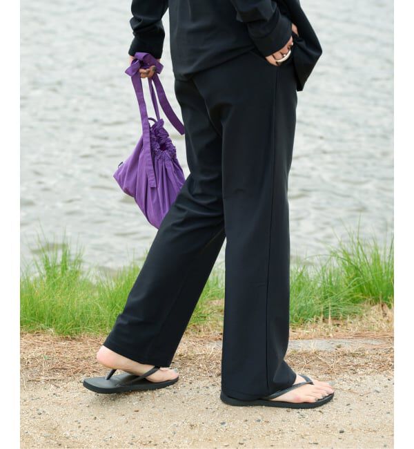 OUTDOOR PRODUCTS Usual Things「≪予約≫ACTIVE WEAR テレコ スリムイージー」|スラックス|