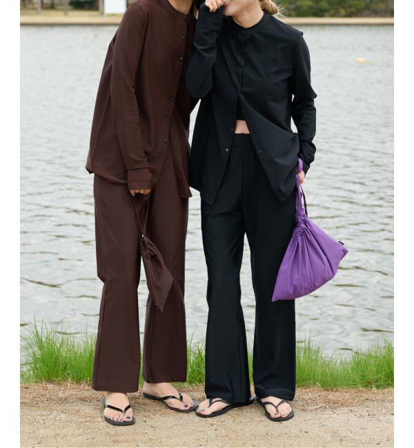 OUTDOOR PRODUCTS Usual Things「≪予約≫ACTIVE WEAR テレコ スリムイージー」|スラックス|