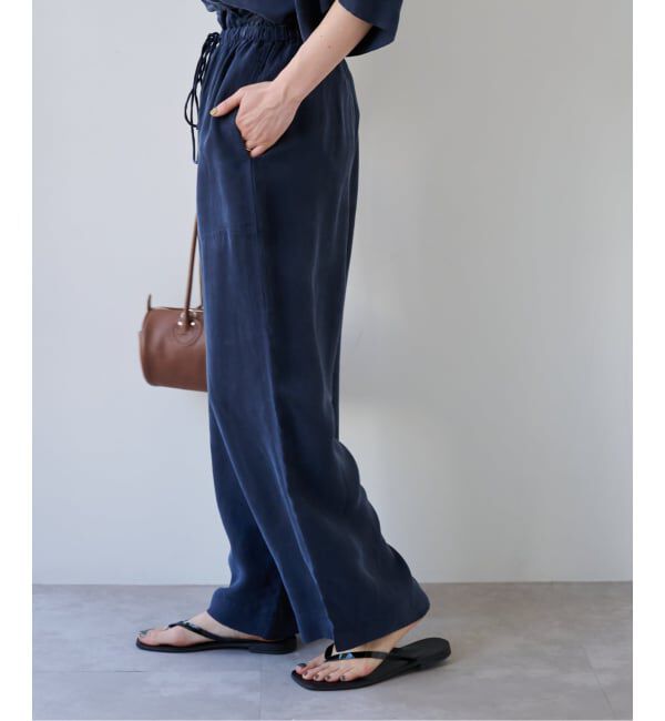 OUTDOOR PRODUCTS Usual Things「≪予約≫キュプラステッチワークドロストパンツ セットアップ対応」|スラックス|