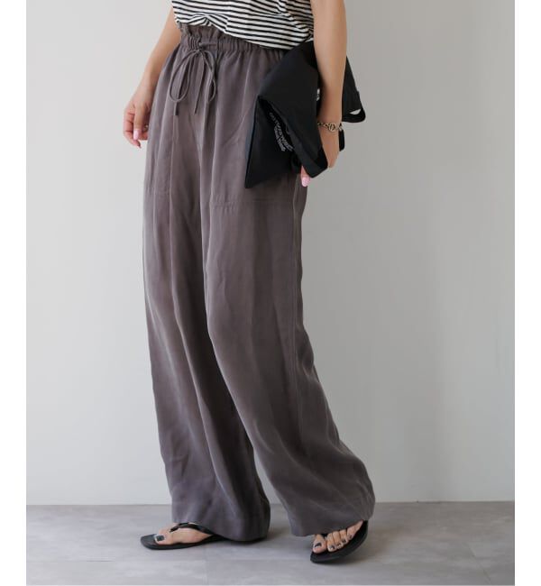 OUTDOOR PRODUCTS Usual Things「≪予約≫キュプラステッチワークドロストパンツ セットアップ対応」|スラックス|