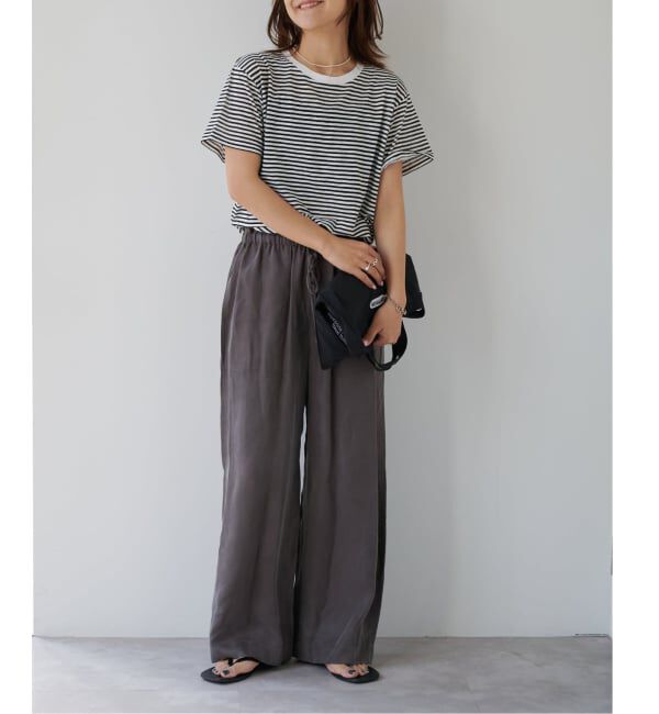 OUTDOOR PRODUCTS Usual Things「≪予約≫キュプラステッチワークドロストパンツ セットアップ対応」|スラックス|