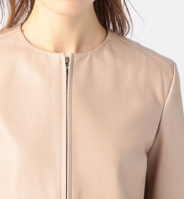 Ballsey「ラムレザー ジップアップブルゾン」|ブルゾン・スタジャン|