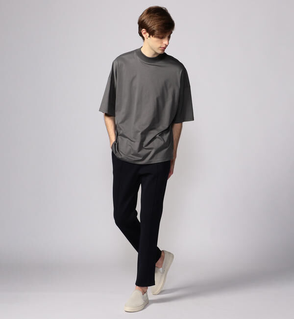 CABaN「CABaN コットン ビルドネックTシャツ」|Tシャツ・カットソー|