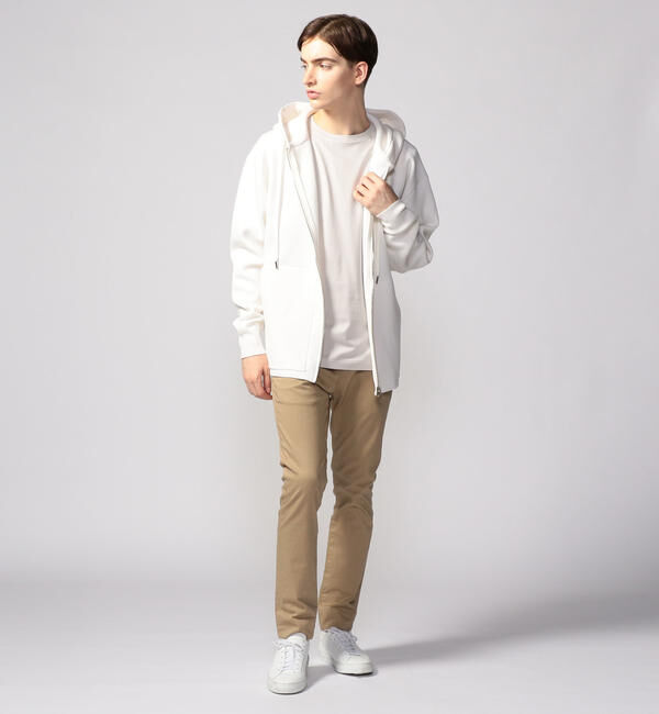 CABaN「CABaN コットンカシミヤ ジップパーカ」|ニット・セーター|