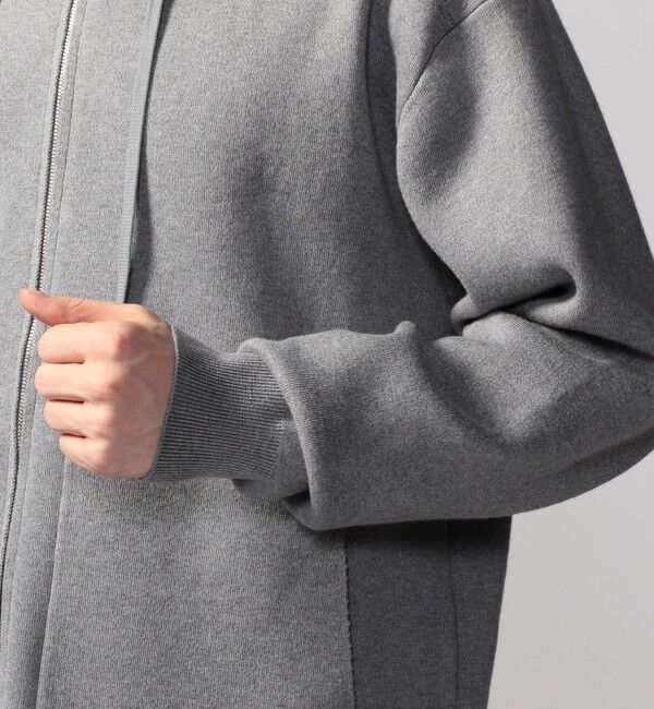 CABaN「CABaN コットンカシミヤ ジップパーカ」|ニット・セーター|