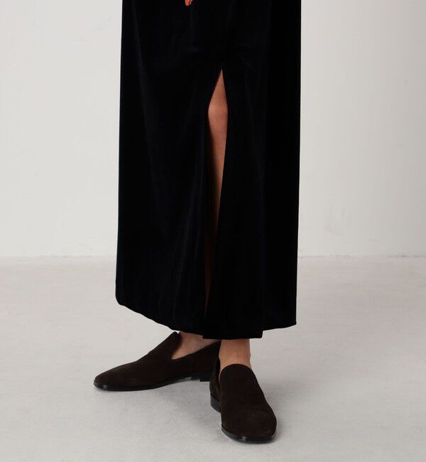 CABaN「ソフトべロア ストラップワンピース」|ワンピース|