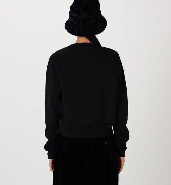 CABaN「コットンカシミヤ クルーネックカーディガン」|カーディガン|