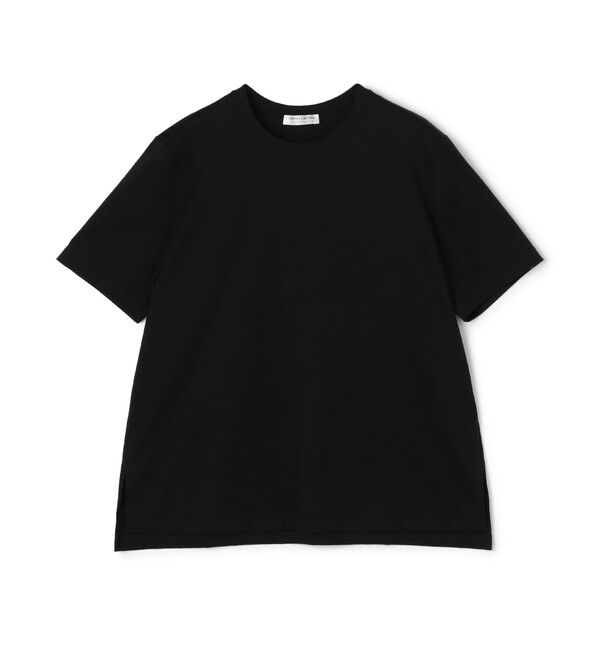 TOMORROWLAND collection「スーピマコットンジャージー クルーネックプルオーバー」|Tシャツ・カットソー|19 ブラック