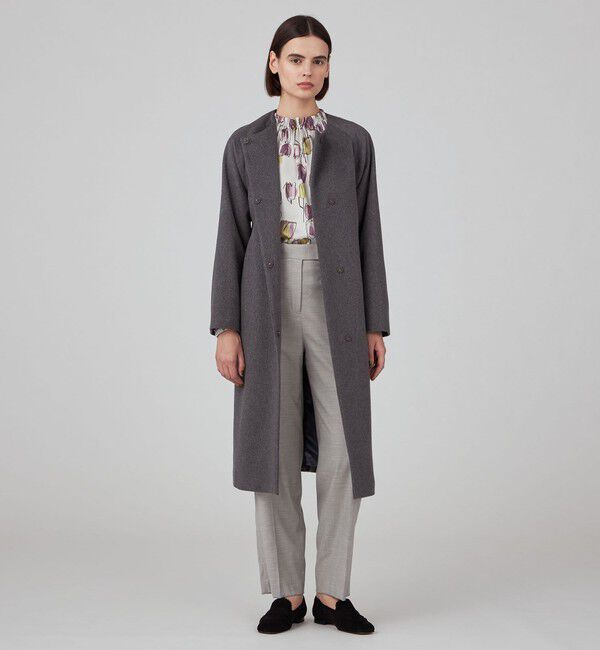 TOMORROWLAND collection「ピュアカシミヤ ノーカラーコート」|ノーカラーコート|