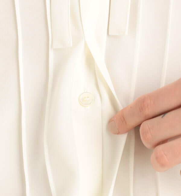 Ballsey「クリアデシン ボウタイブラウス」|シャツ・ブラウス|