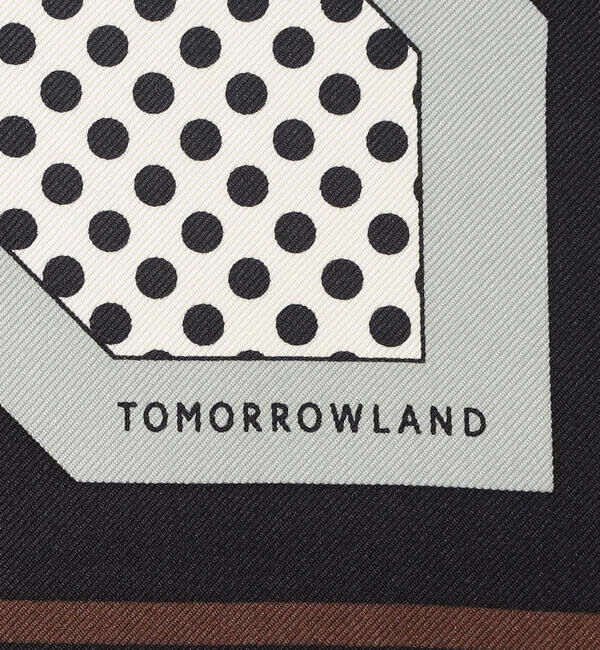 TOMORROWLAND GOODS「TOMORROWLAND シルクプリント スカーフ」|バンダナ・スカーフ|