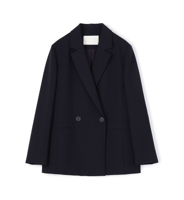 Ballsey「ドライダブルクロス ダブルブレストジャケット」|テーラードジャケット|69 ネイビー