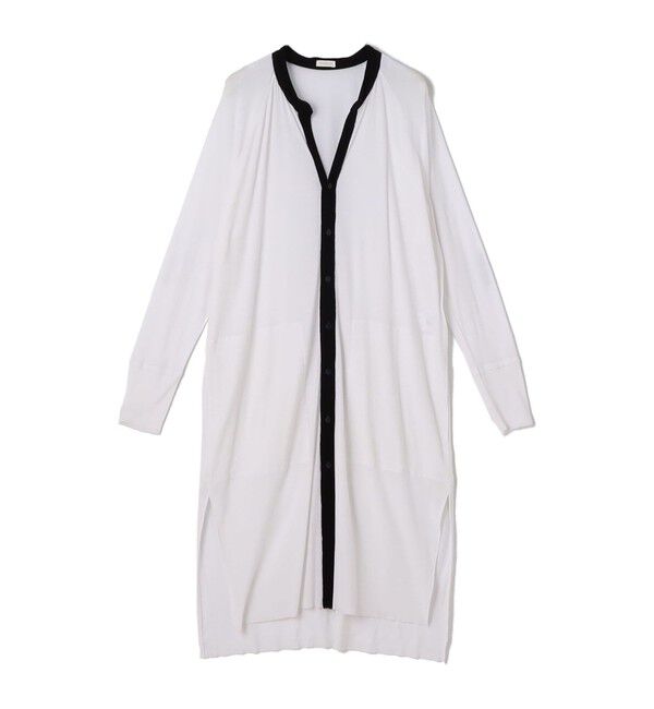 GALERIE VIE「ガーゼフライスジャージー ロングカーディガン」|カーディガン|12 ホワイト系