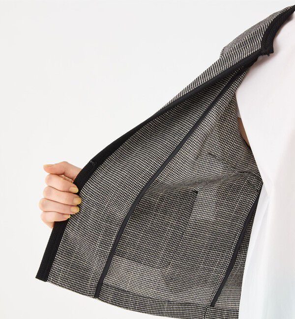 Ballsey「カラミ ノーカラージャケット」|ノーカラージャケット|