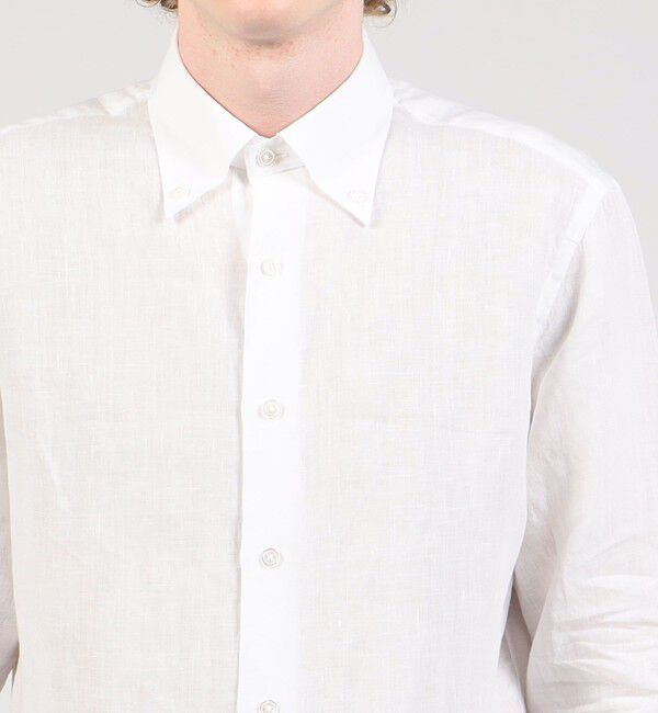 TOMORROWLAND MENS「アイリッシュリネン ボタンダウンシャツ」|シャツ・ブラウス|