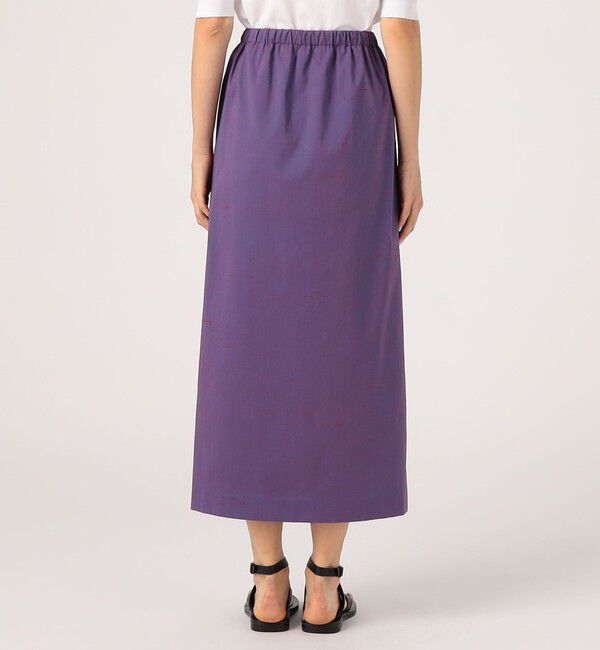 CABaN「シルクネップストレッチ ロングスカート」|スカート|