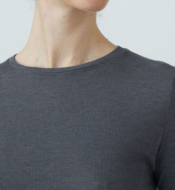 Ballsey「コットンシルクリブ クルーネックプルオーバー」|Tシャツ・カットソー|