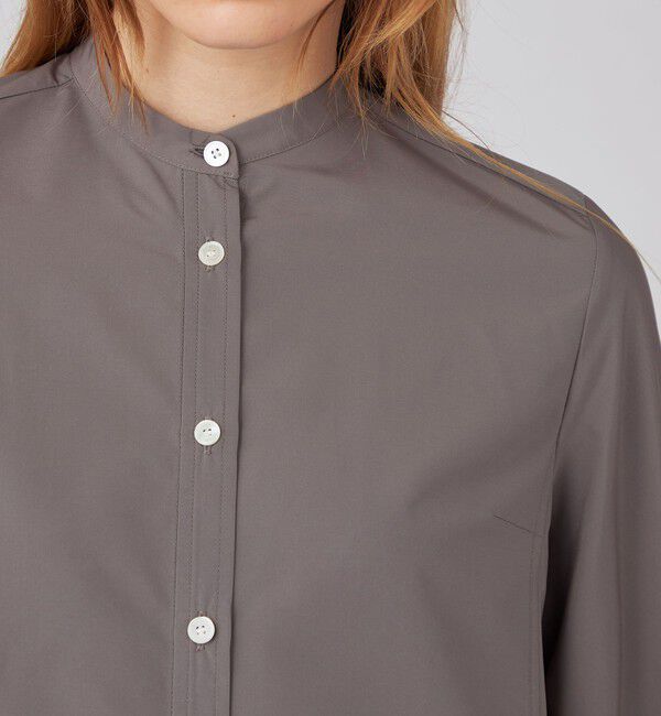 Ballsey「スパンブロード バックプリーツシャツワンピース」|ワンピース|