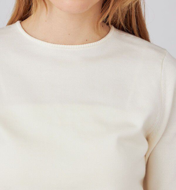 Ballsey「ウールポリエステルパールコンビ 2-wayプルオーバー」|ニット・セーター|