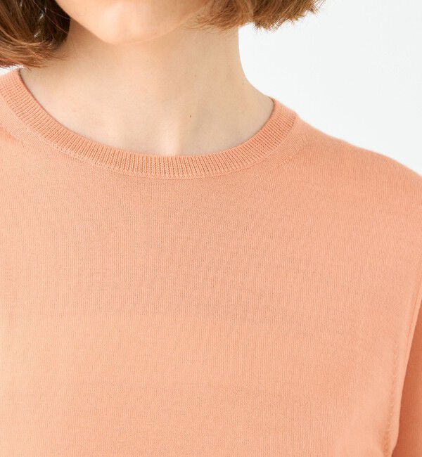 Ballsey「スーパーエクストラファインウール ハーフスリーブプルオーバー」|ニット・セーター|