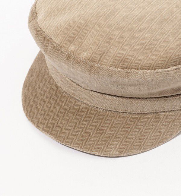 TOMORROWLAND GOODS「Bronte ヘリンボーンベルベット フィッシャーマンズキャップ」|キャップ・キャスケット|