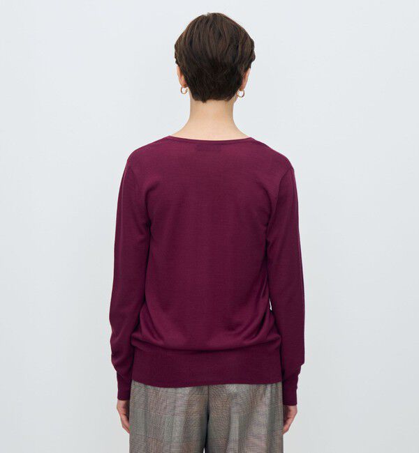 TOMORROWLAND collection「エクストラファインウール Vネックプルオーバー」|ニット・セーター|