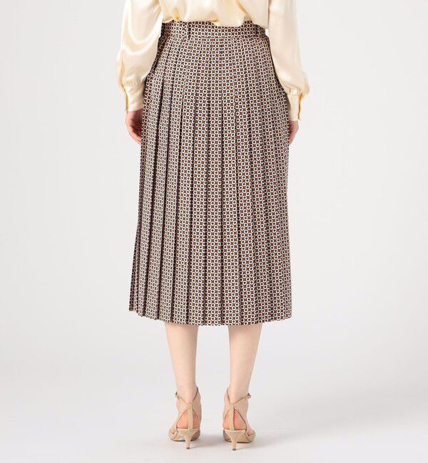 TOMORROWLAND collection「コモンフラワープリント プリーツミディスカート」|スカート|