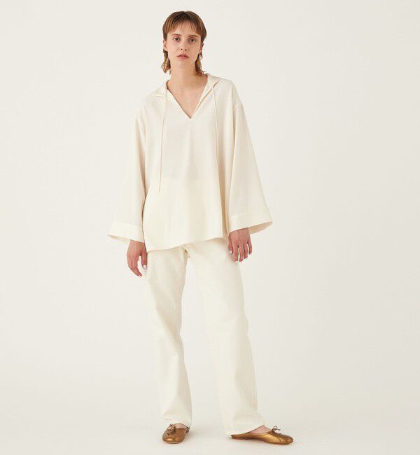 GALERIE VIE「リユースシーアイランドコットン　デニムストレートパンツ」|デニム|