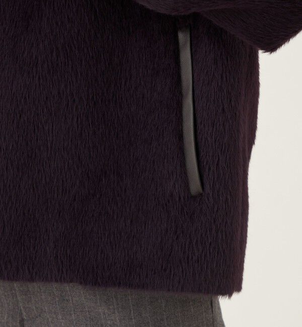 GALERIE VIE「アルパカシャギー スタンドカラーショートコート」|その他|