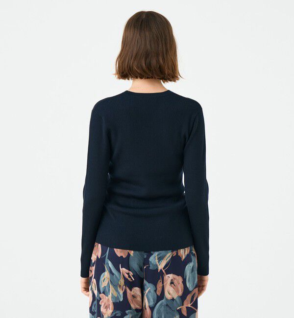 Ballsey「スーパーエクストラファインウールリブ クルーネックプルオーバー」|ニット・セーター|