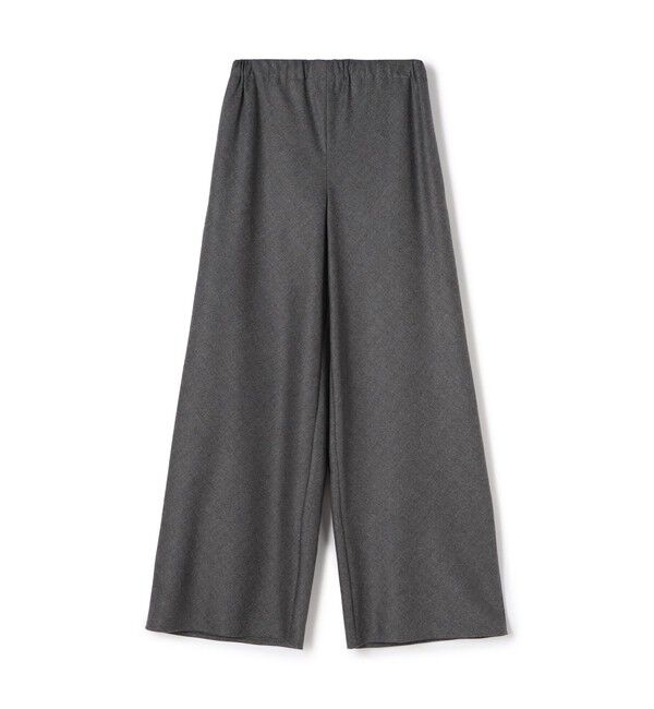 GALERIE VIE「フラノストレッチ イージーワイドパンツ」|その他|15 グレー