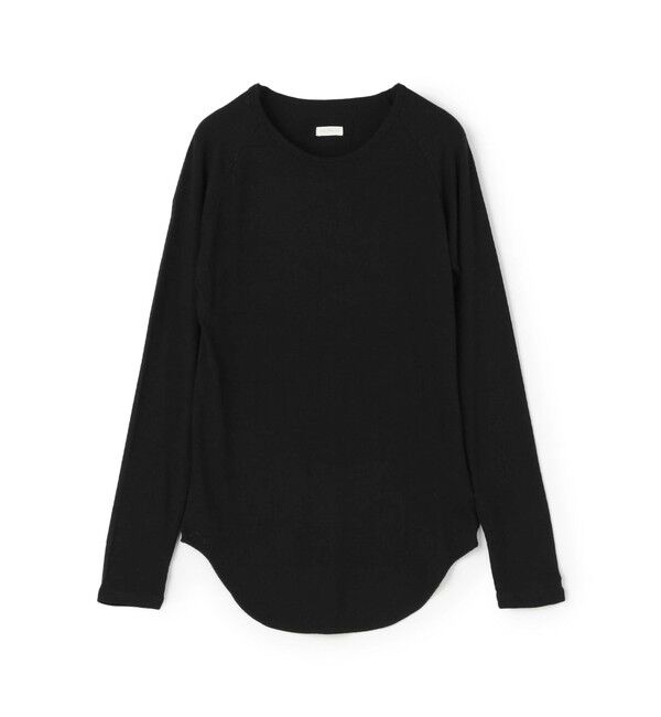 GALERIE VIE「レーヨンカシミヤジャージー クルーネックプルオーバー」|Tシャツ・カットソー|19 ブラック