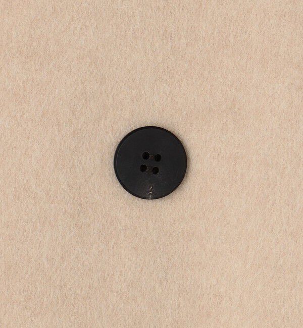 GALERIE VIE「ウールダブルフェイス カラーレス ショートトレンチコート」|ノーカラーコート|