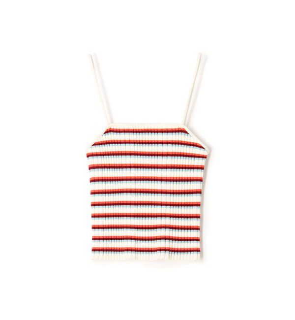 MACPHEE「コットンリブキャミソール」|ニット・セーター|12 ホワイト系