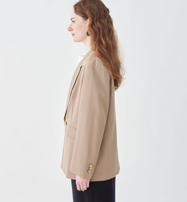 MACPHEE「ウールギャバジン ダブルブレストジャケット」|テーラードジャケット|