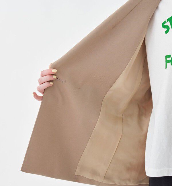 MACPHEE「ウールギャバジン ダブルブレストジャケット」|テーラードジャケット|