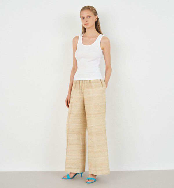 DES PRES「シルクリネンドビー フロントドロストイージーパンツ」|その他|