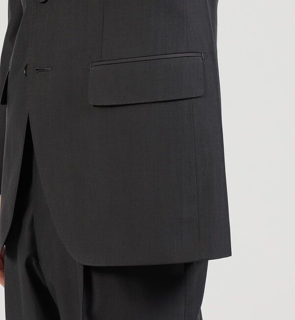 TOMORROWLAND MENS「ウールコットン シングルブレステッド3Bスーツ」|スーツ|