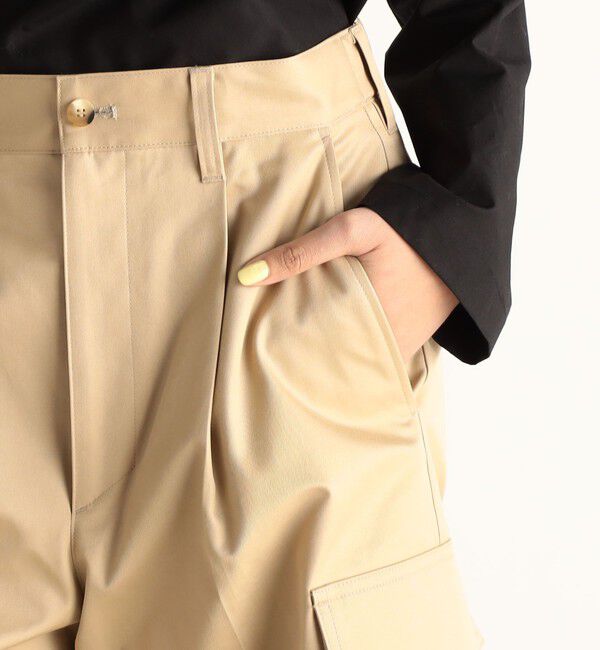 Edition「コットンチノ ポケットハーフパンツ」|チノ|
