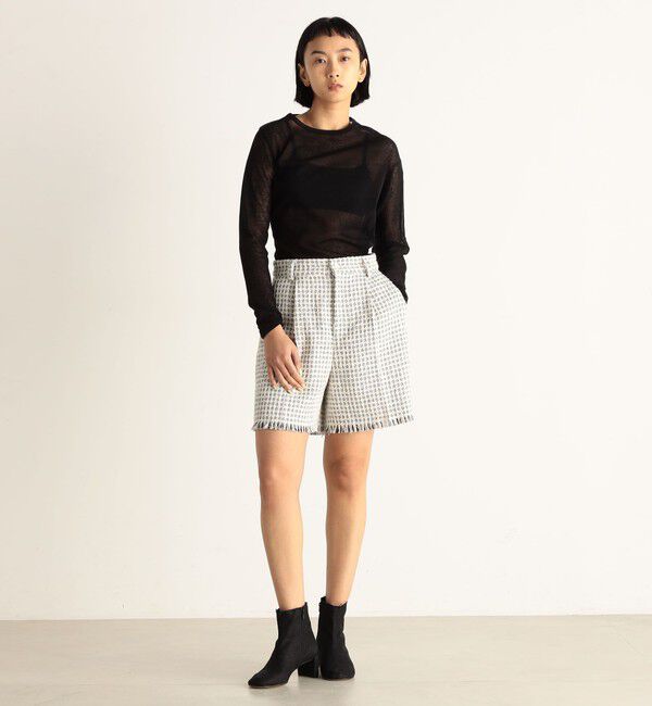 Edition「ツイードハーフパンツ」|キュロット|