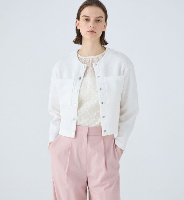 Ballsey「イギージャージー ショートカーディガン」|カーディガン|