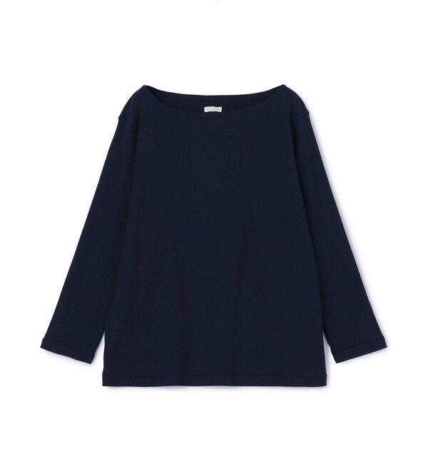 GALERIE VIE「ソフトジャージーリブ ボートネックプルオーバー」|Tシャツ・カットソー|69 ネイビー