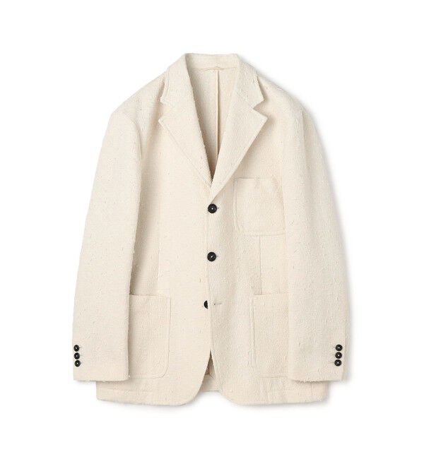 CABaN「CABaN スプリングツイード 3ポケットテーラードジャケット」|テーラードジャケット|11 ホワイト