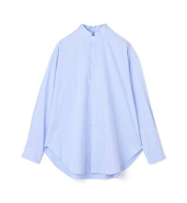 GALERIE VIE「コットンブロード スタンドカラーシャツ」|シャツ・ブラウス|63 ライトブルー
