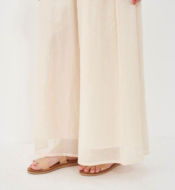 GALERIE VIE「ボイルワッシャー ワイドパンツ」|その他|