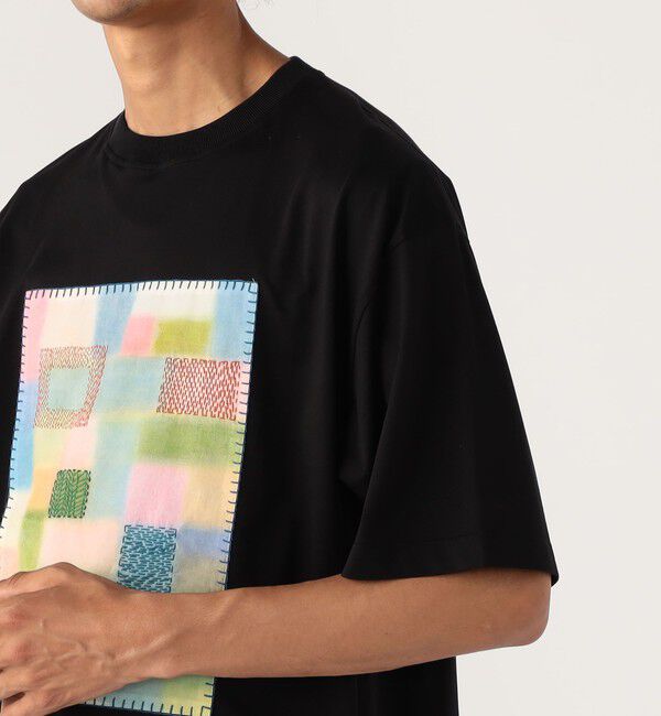 CABaN「CABaN スビンコットン モザイクプリントTシャツ」|Tシャツ・カットソー|