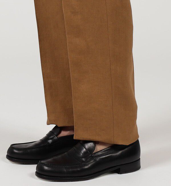 TOMORROWLAND MENS「ベルジャンリネン 2プリーツスラックス」|スラックス|