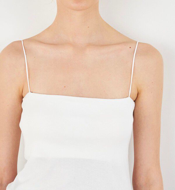 DES PRES「ベーシックサーキュラーリブ カップインキャミソール」|キャミソール|