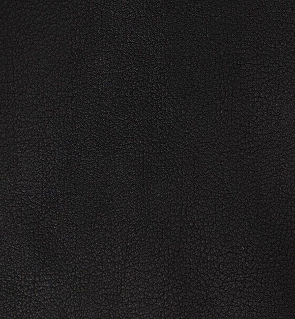 MACPHEE「レザーライク ショートジャケット」|ブルゾン・スタジャン|